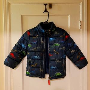 Dinosaur Snow Puffer Jacket 5T / 6T kids